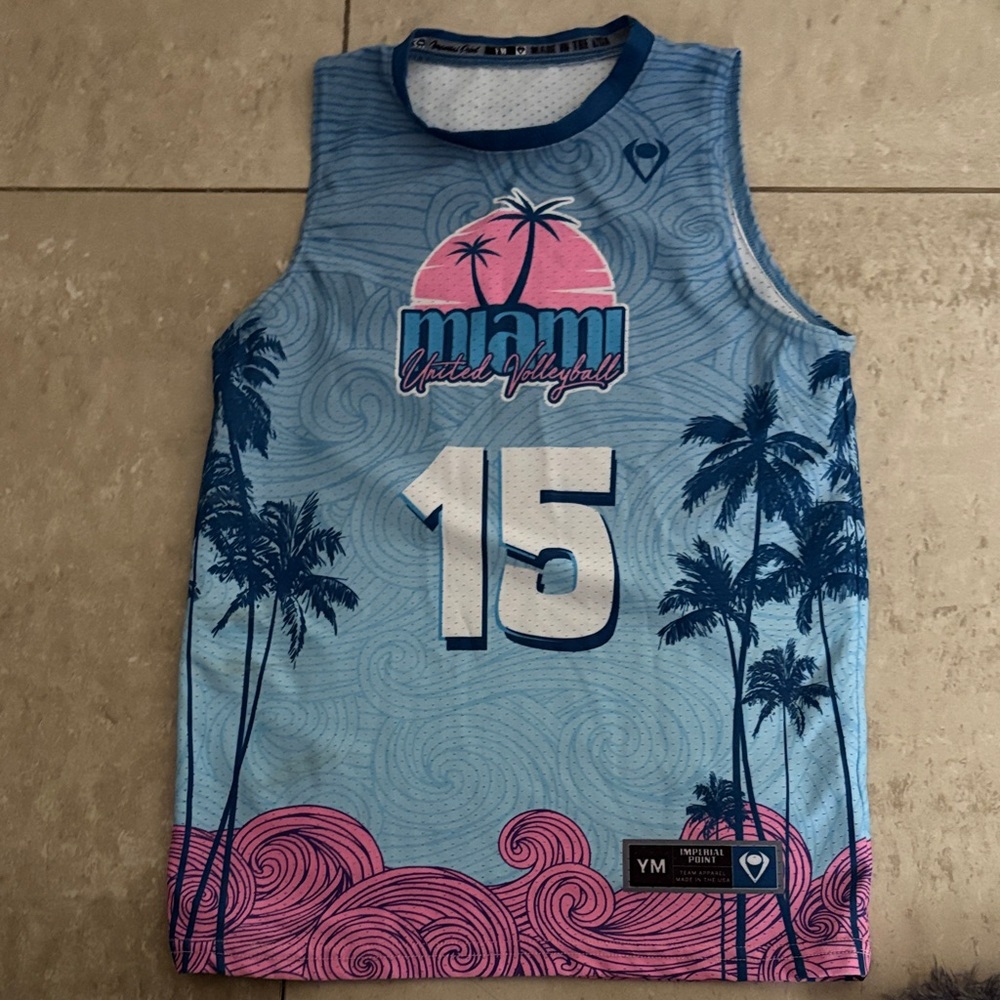 Miami Volleyball Sleeveless Jersey